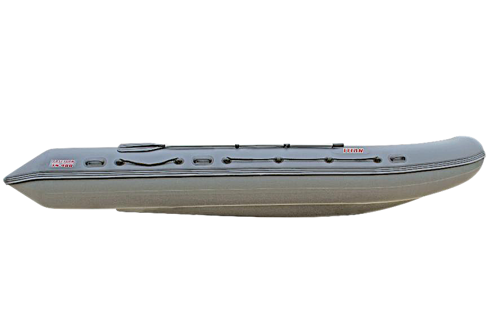 Лодка ПВХ Мнев и К Титан-480 Серая