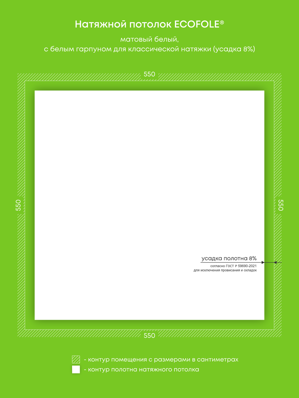 Натяжные потолки 30.3 м2, 6.4 м2