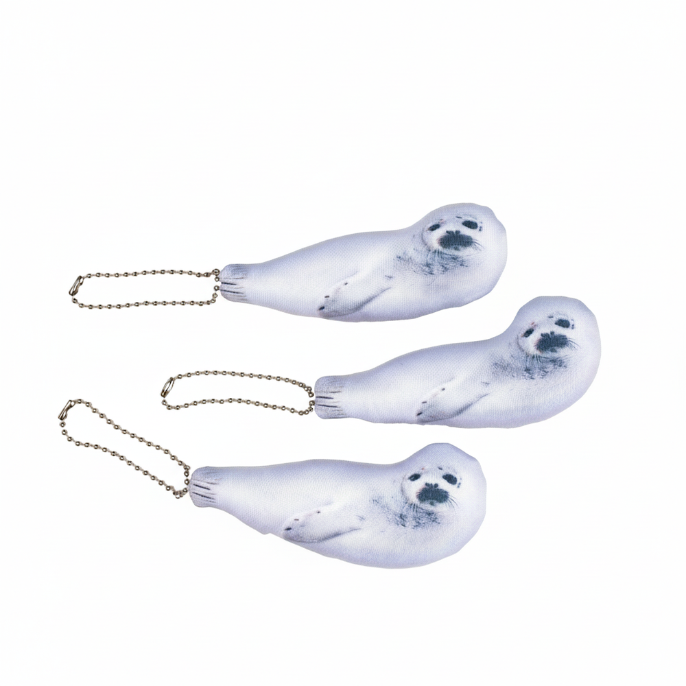 Мягкий брелок «Нерпа белая»