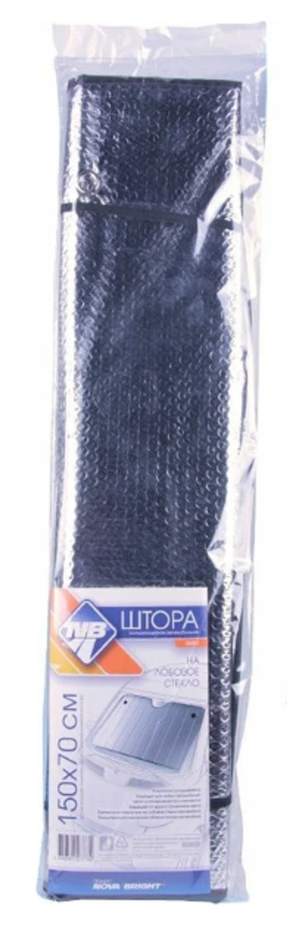 Шторка на лобовое (фольга) 700*1500   большая Nova Bright 46482\57581