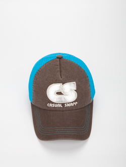 Бейсболка Snapp CS - CASUAL SNAPP (коричневый/бирюзовый)