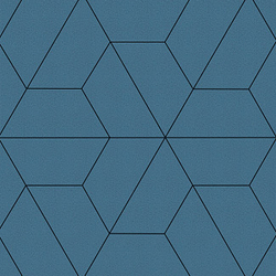 Тротуарная плитка ТРАПЕЦИЯ - Стандарт Синий