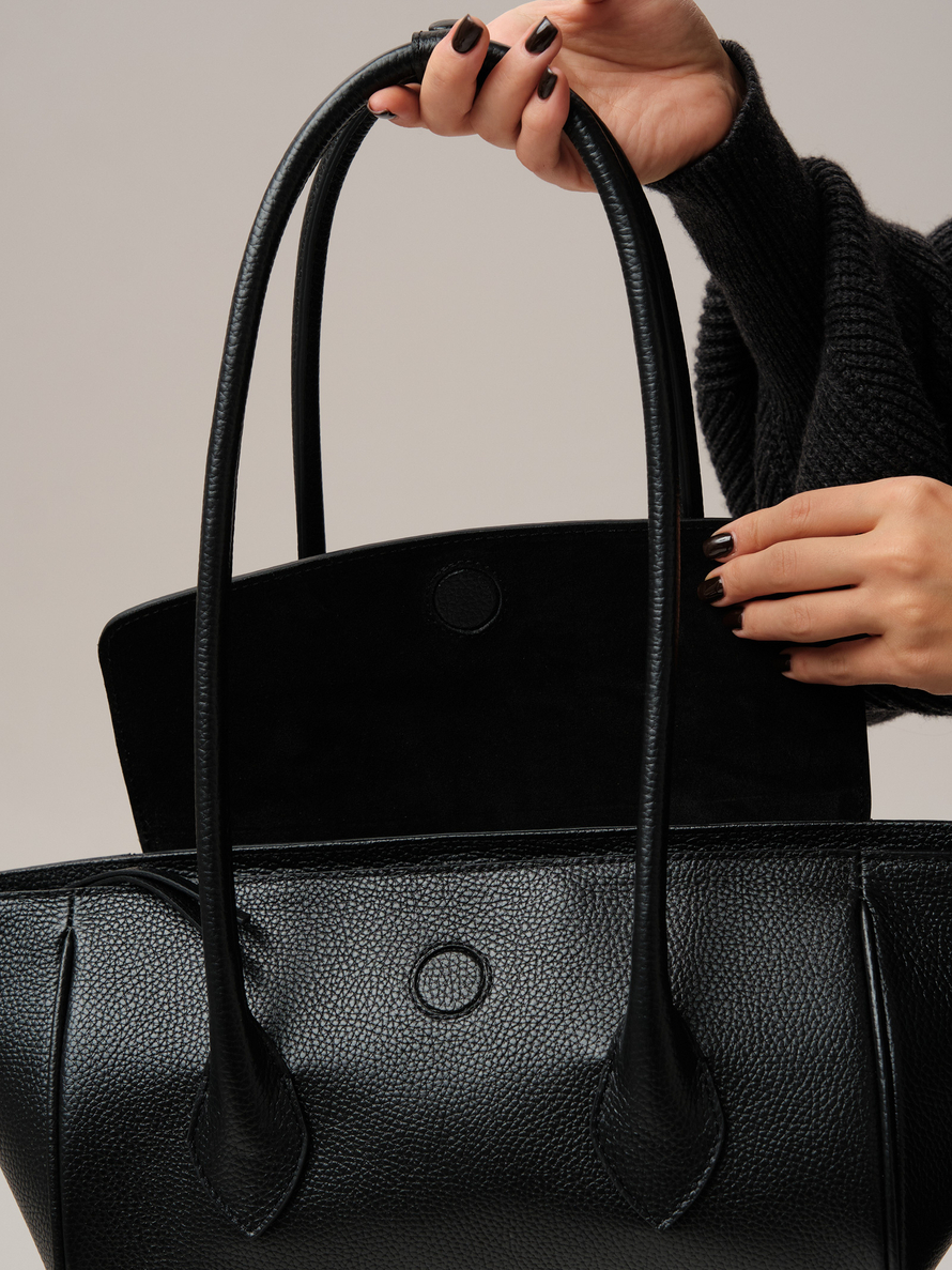 Кожаная сумка DBR 31341 черный