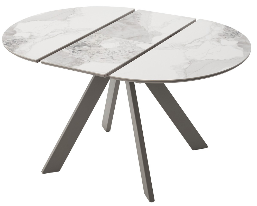 Стол М-City DISAUR Бонжур 100 Пандора (Pandora Light), керамика, Латте каркас