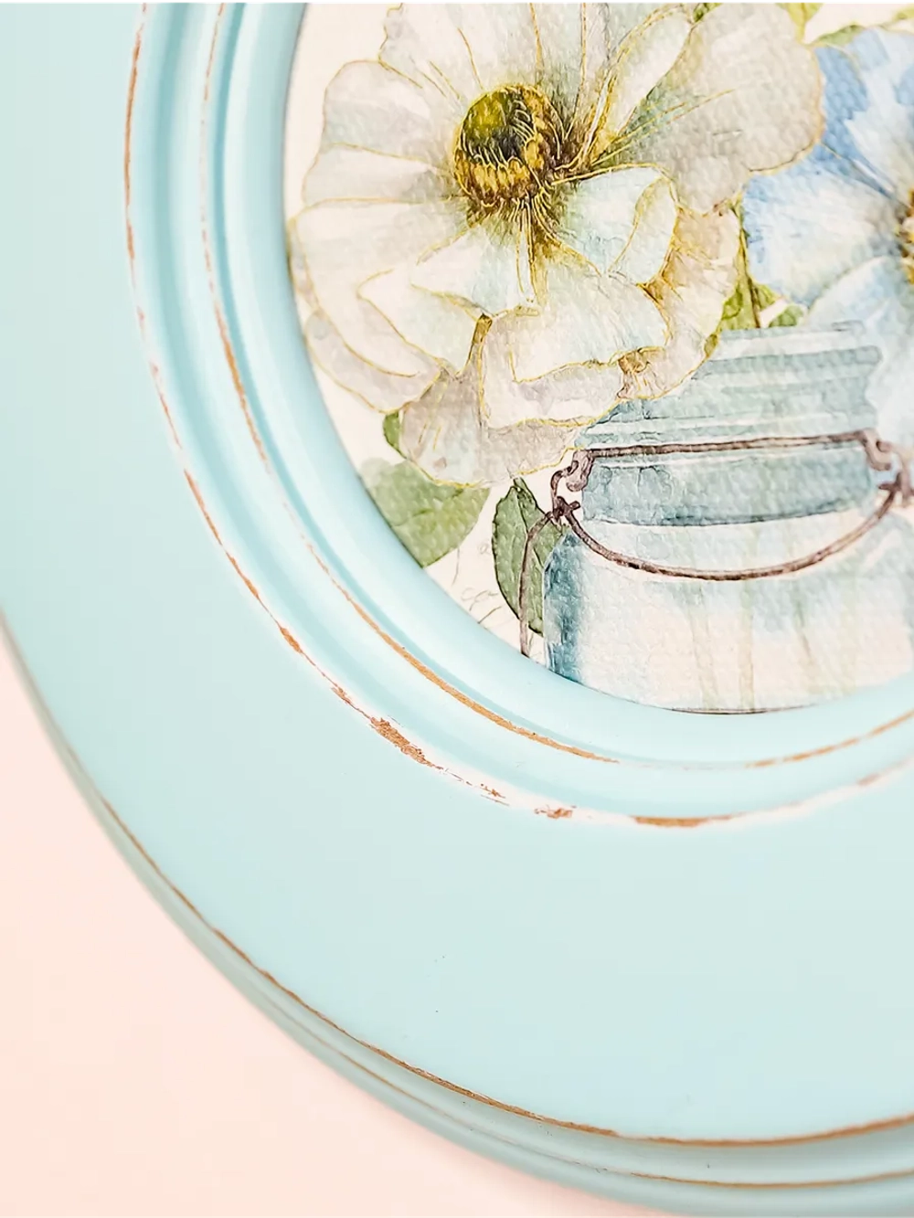 Картина на стену интерьерная в круглой раме