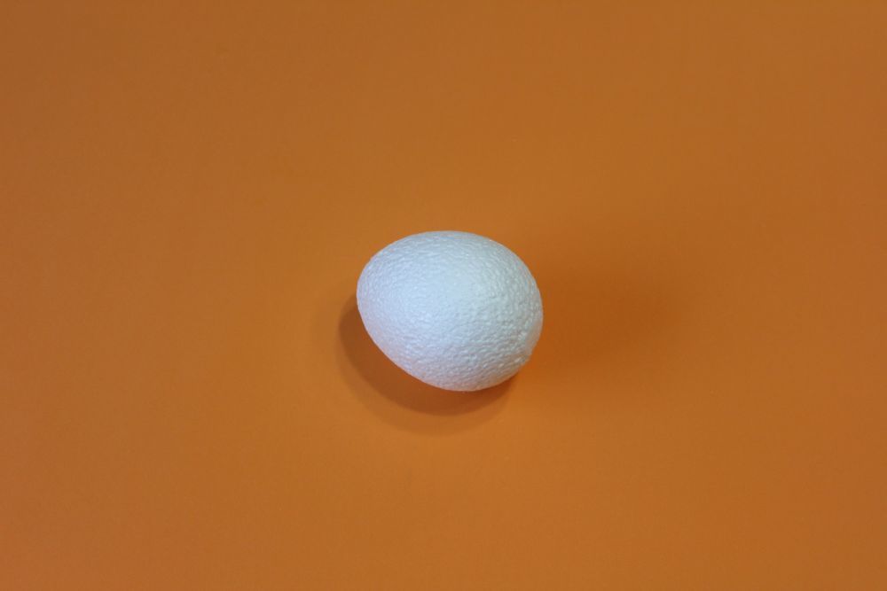 Яйцо 9х7 см, пенопласт (1уп = 10шт)