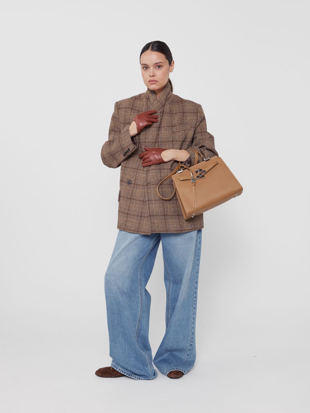 БРЕЛОК CHARM 01 EPSOM LATTE