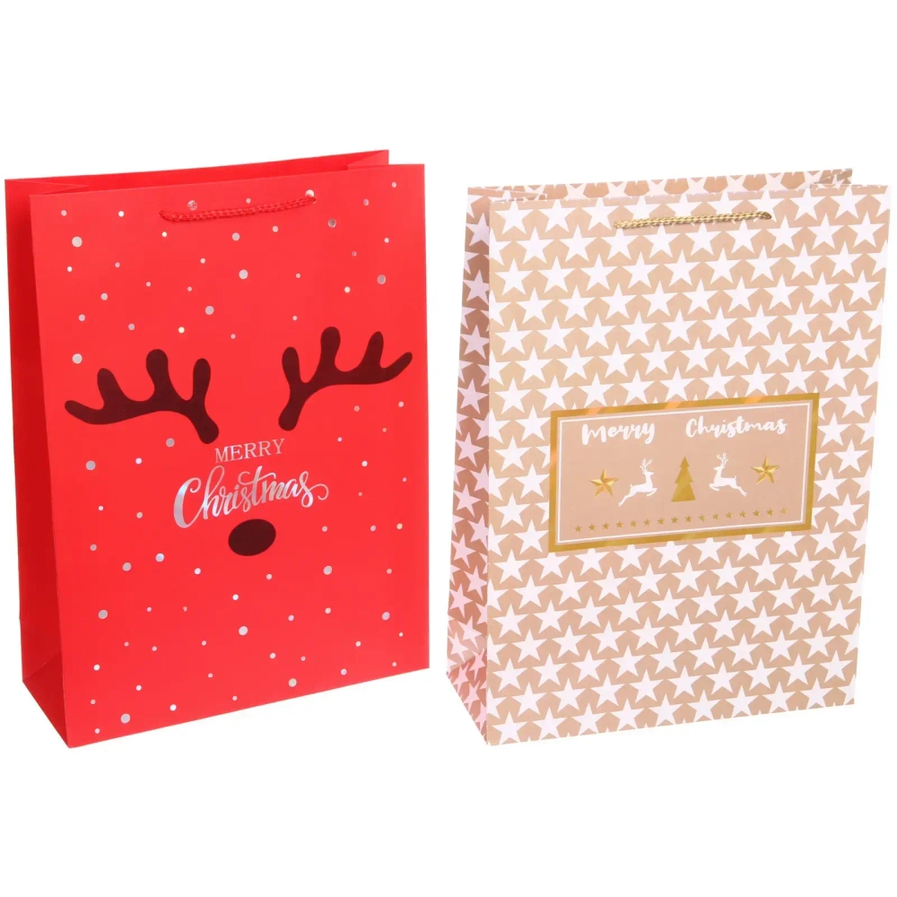 Пакет подарочный «Волшебный Новый год» 31*42*12 см, микс