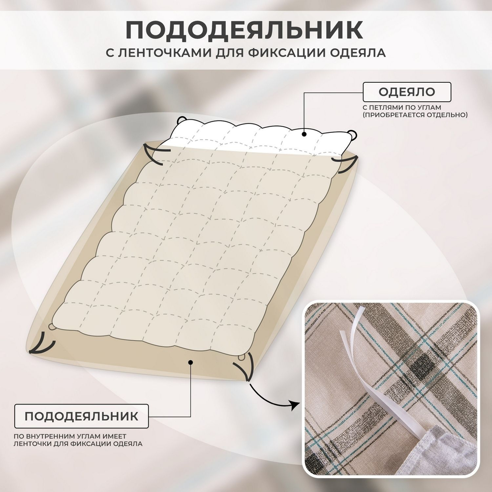 Комплект постельного белья Делюкс Сатин 100% хлопок