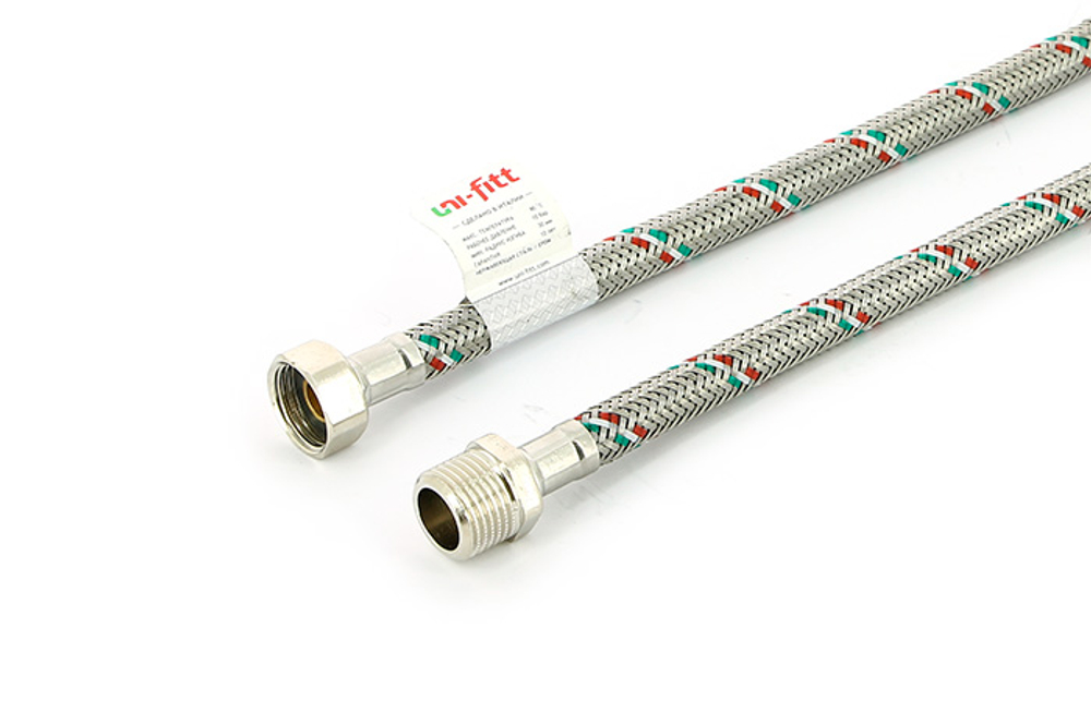 Шланг в мет. опл. 1/2" 150см г/ш UNI-FITT