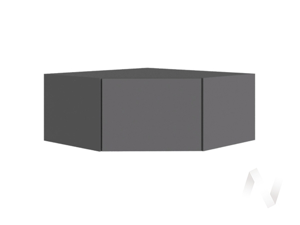 Антресоль угол скос Мадрид 400 (графит серый)