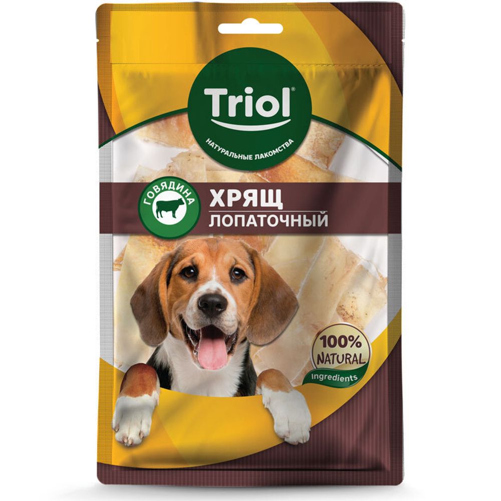 Хрящ лопаточный говяжий Triol для собак, 50г