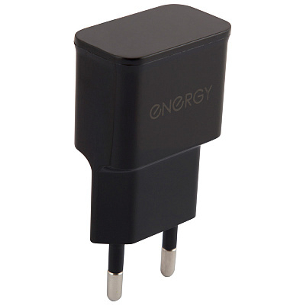 Сетевое зарядное устройство Energy ET-09, 1 USB разъем, черный