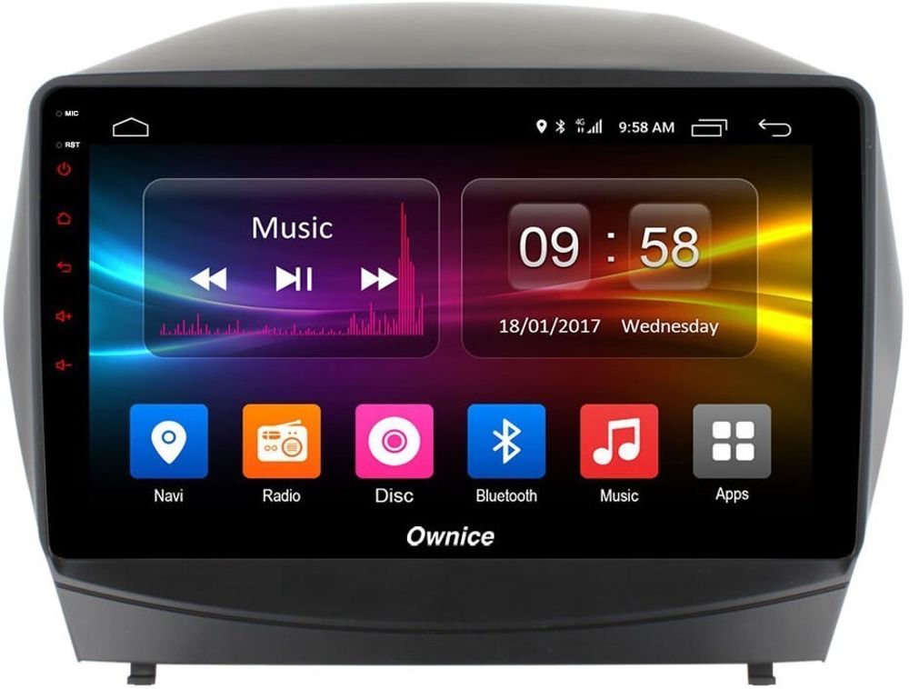 Магнитола для Hyundai iX35 2009-2015 - Carmedia OL-1702 QLed, Android 12, TS10, CarPlay, 4G SIM-слот