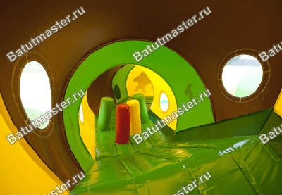 Коммерческий надувной батут "Тоннель обезьяна"