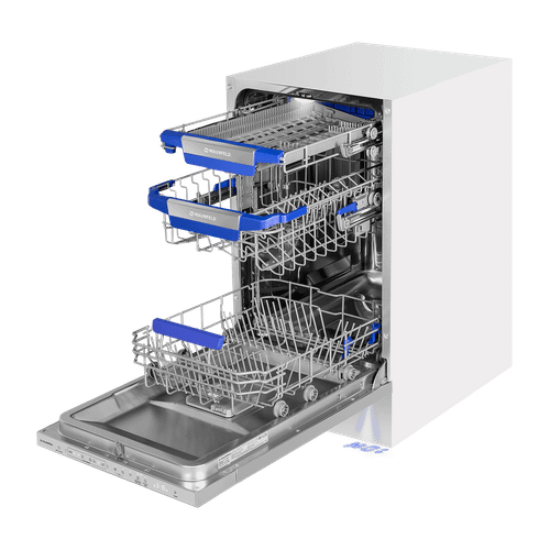 Посудомоечная машина MAUNFELD MLP45330T Smart Beam Inverter Wi-Fi с автооткрыванием и проекцией таймера на пол