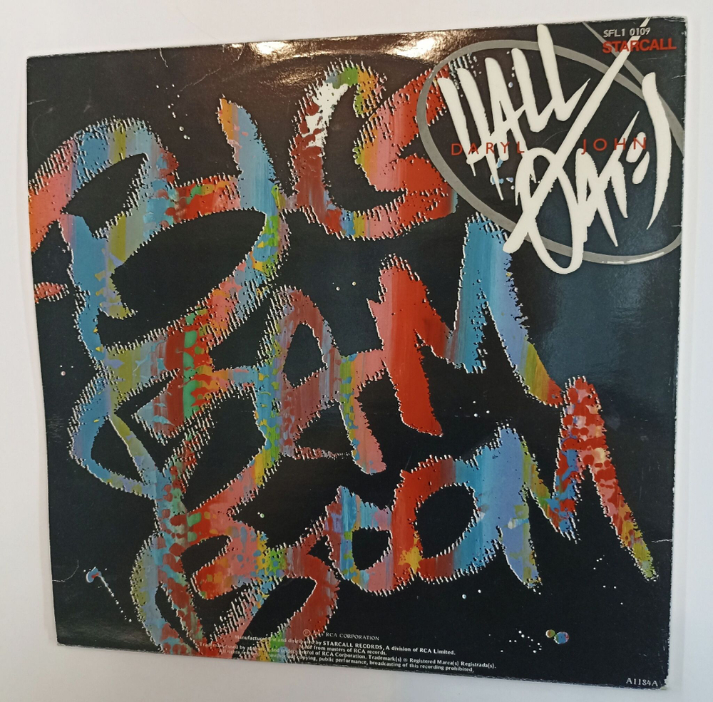 Винтажная виниловая пластинка LP Daryl Hall and John Oates Big Bam Boom (Австралия 1984)