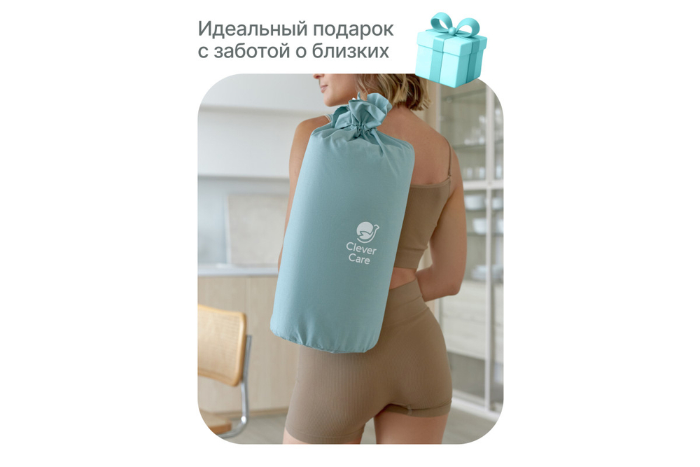 Набор: коврик и валик для акупунктуры с магнитами CleverCare