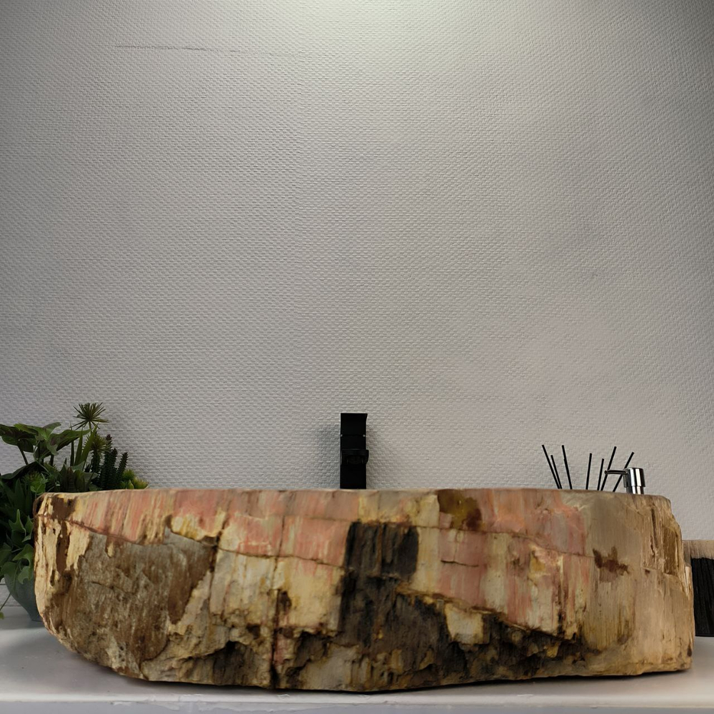 Раковина из окаменелого дерева OD-62738 67*56*15