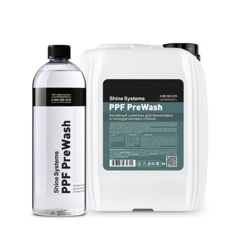 Shine Systems PPF PreWash – активный шампунь для виниловых и полиуретановых плёнок, 750 мл