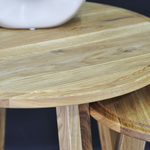 Журнальный столик, комплект приставных столиков из дерева