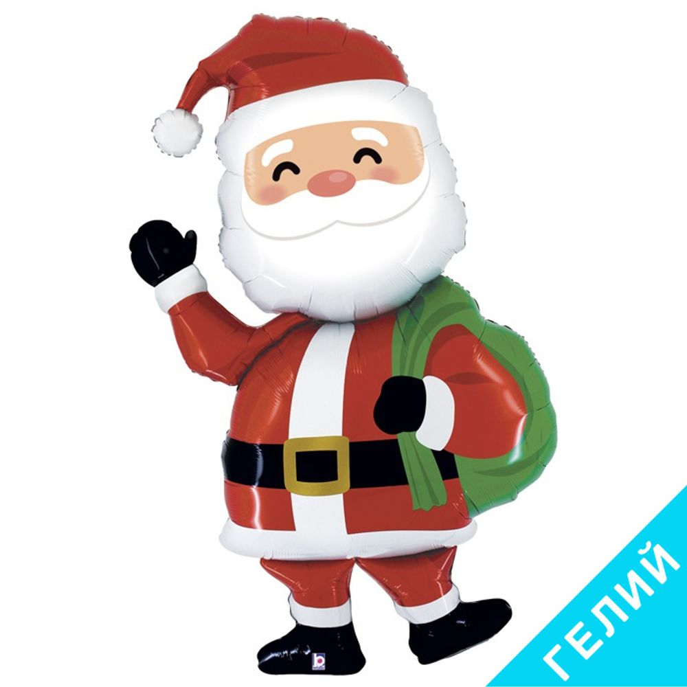 Фигура Дед Мороз с подарками, с гелием #25147-HF3