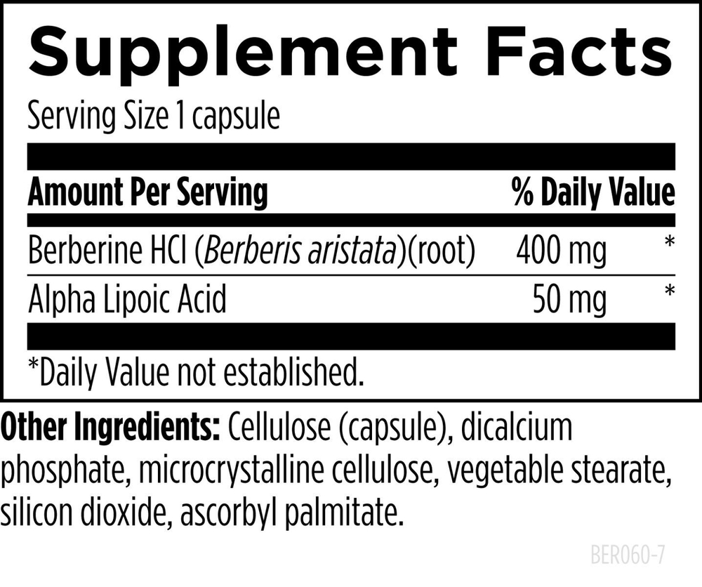 Designs for health Berberine Synergy 60 vegcaps