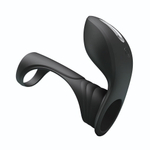 Черная насадка на пенис с вибрацией Vibration Penis Sleeve II (Цвет: черный)