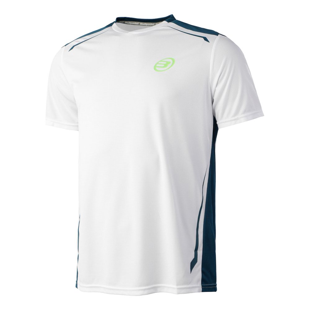 Мужское теннисное поло Bullpadel Cher T-Shirt Men - White