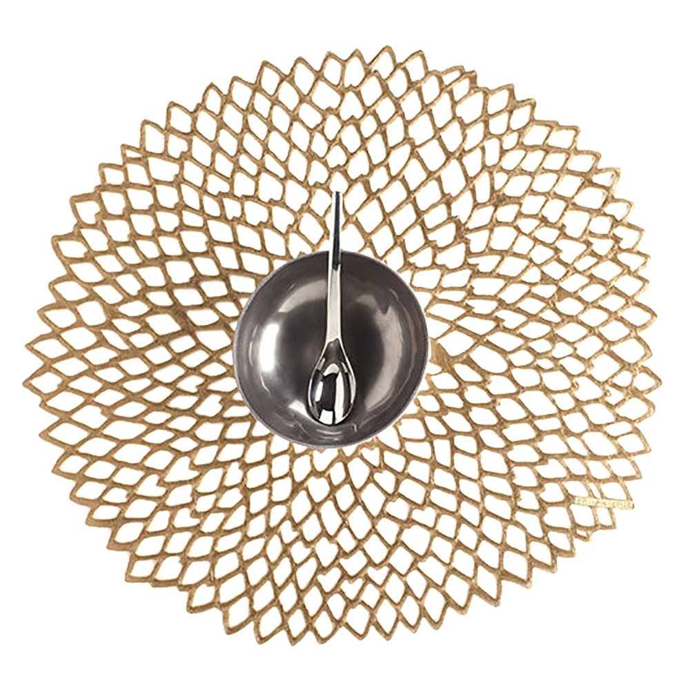 Салфетка подстановочная 36х39 Chilewiсh Pressed dahlia Brass США