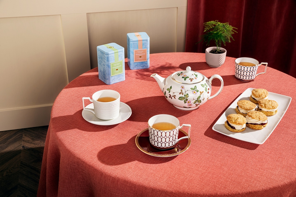 Wedgwood Чашка для эспрессо Renaissance Red 70 мл с блюдцем