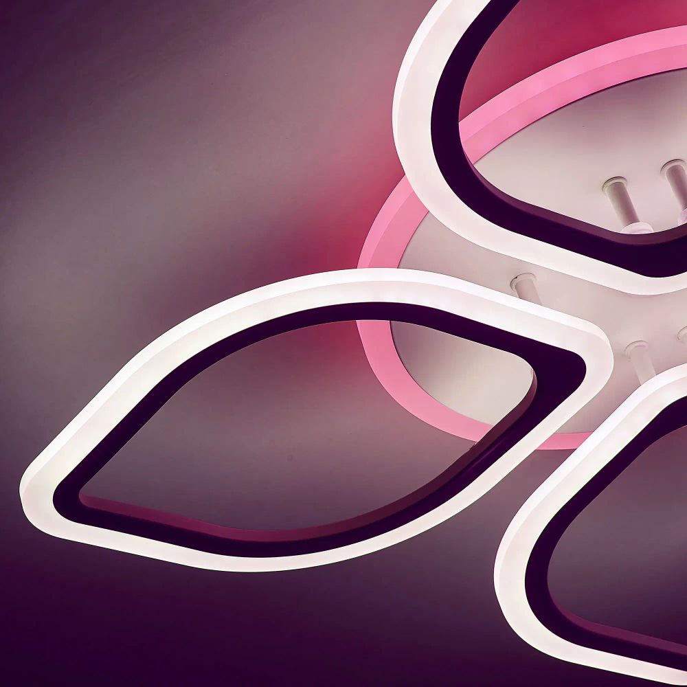 Citilux Ромби Смарт CL236A140E RGB Умная люстра Белая