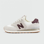 кроссовки New Balance 574 Beige White Wmns