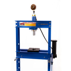 Пресс гидравлический 20 тонн, напольный, с педалью, цвет синий RAL 5005 ROSSVIK