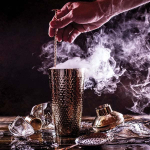 Ложка барная «Пробар» с мадлером;сталь нерж.;,L=25,B=3см;медный (Цвет: терракотовый)