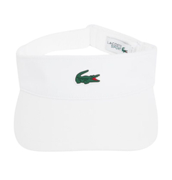 Теннисный козырек Lacoste Diamond Taffeta Sport Visor - white