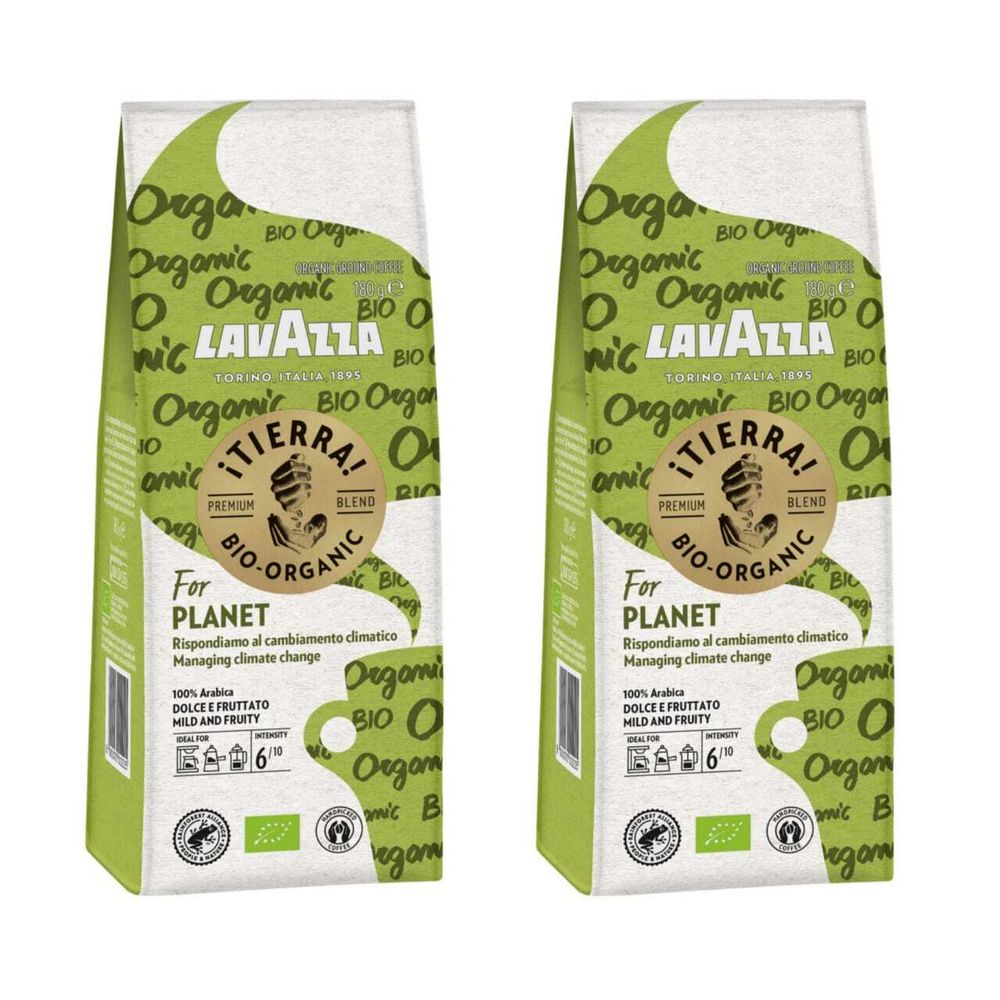Кофе молотый Lavazza Tierra Bio-Organic For Planet, 180 г, 2 шт