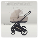 Детская коляска Rant Garda 3 в 1 с автокреслом Evomax Grey Cacao