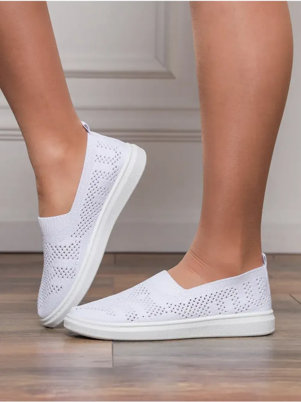 Мокасины летние текстильные