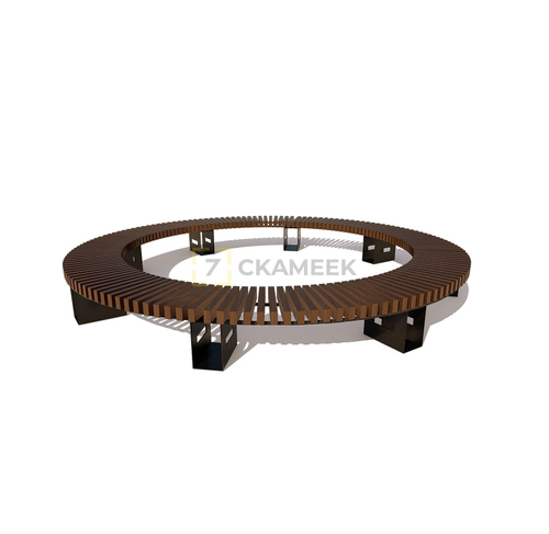 Садово-парковая скамейка «Сити» (ангарская сосна,43х90,9425)