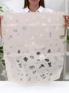 Вакуумный пакет для хранения вещей «Шопоголик», 50×60 см, с рисунком