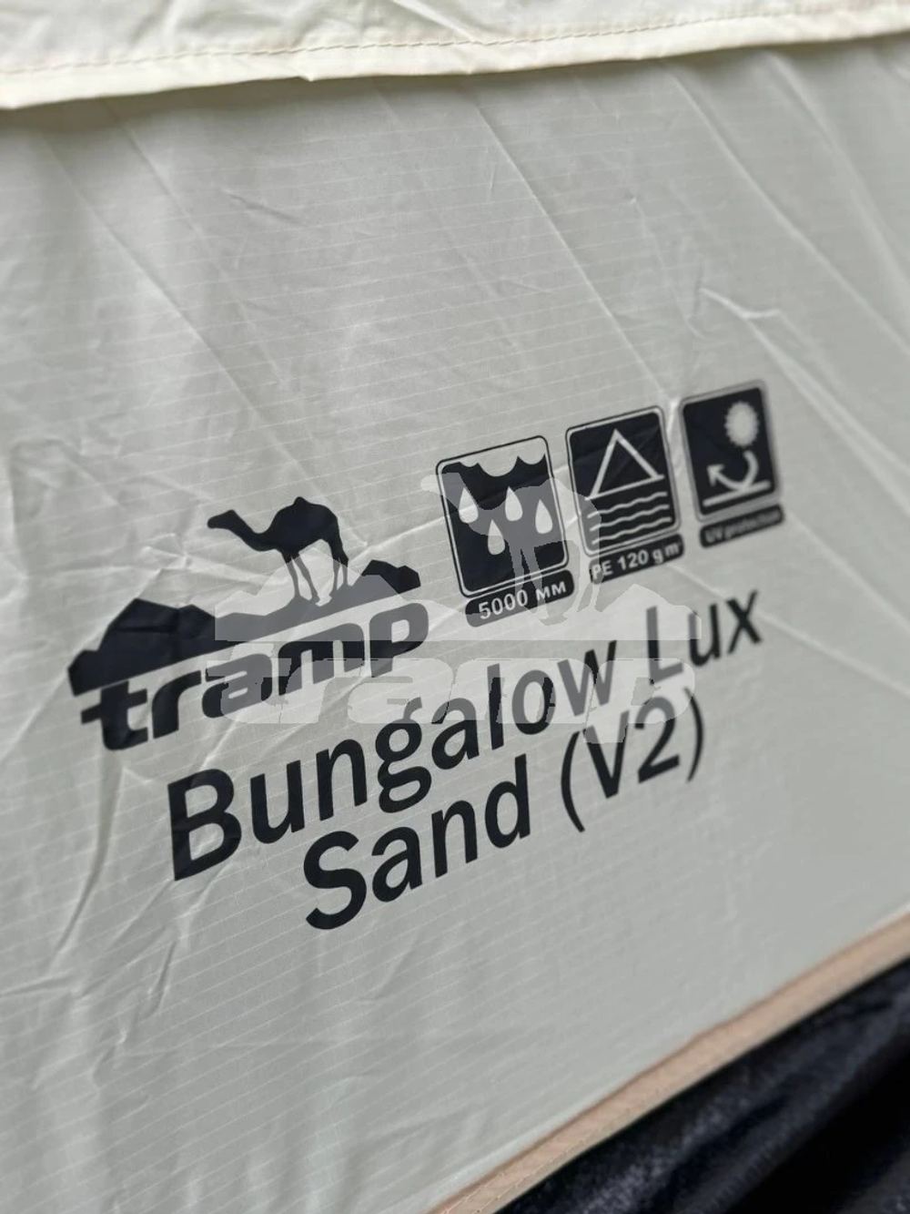 Шатер TRAMP Bungalow Lux Green (V2), артикул TRT-128, цвет Sand