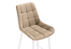 Полубарный стул Алст бежевый / белый