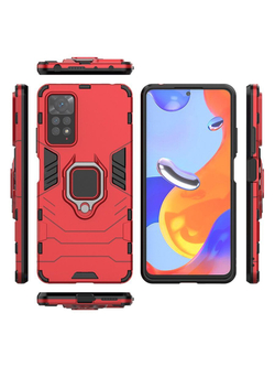 Противоударный чехол с кольцом Panther Case для Xiaomi Redmi Note 11 Pro