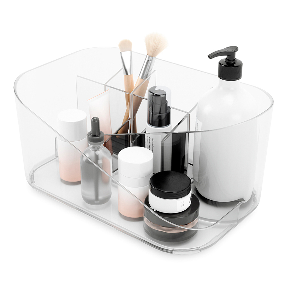 Органайзер для косметики glam, прозрачный