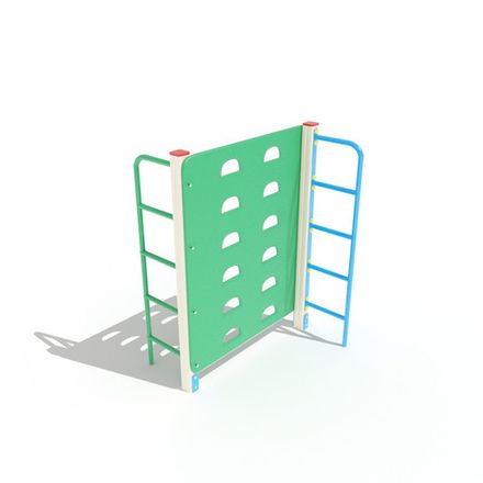 Игровое уличное оборудование Стенка для лазания ИО 651