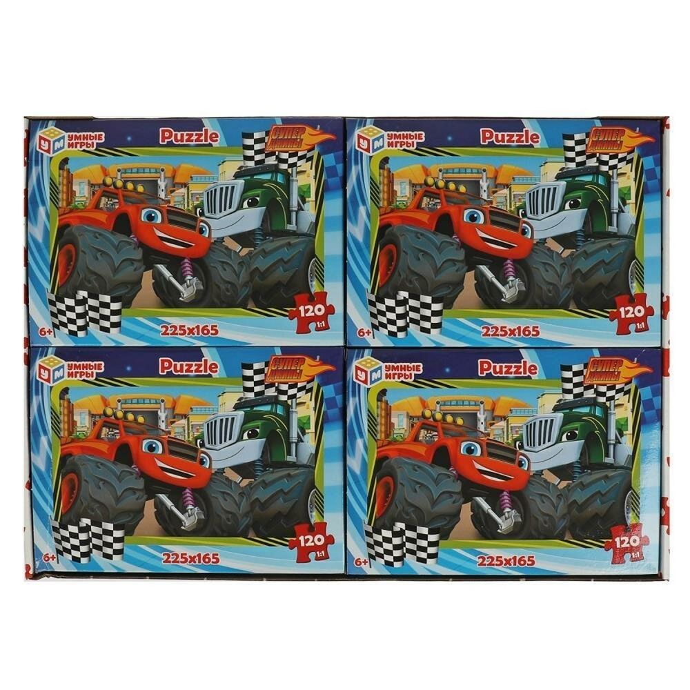 Пазл 120эл. &quot;Суперджипы&quot; 4650250540434 (Умные игры)