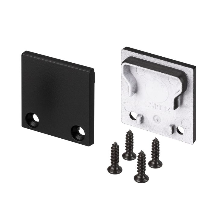 Набор заглушек Arlight SL-Line-2011M Square Black глухая 029180