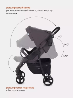 Коляска детская MOWBaby "CROSS" RA080