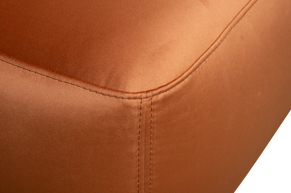 Кресло Garda Decor Капри Базовая (Capri Basic), велюр терракотовый Colt006-TER 80*90*82 см